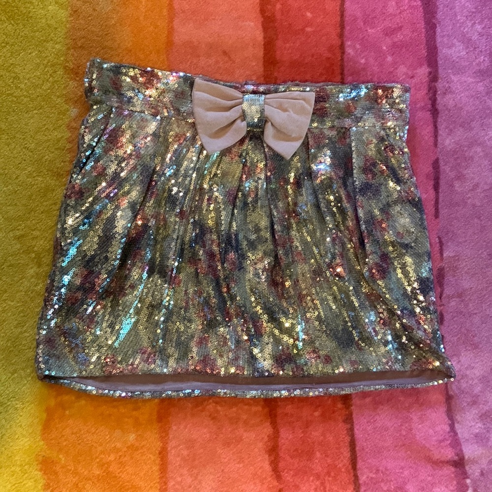 Zara Sequin Miniskirt
